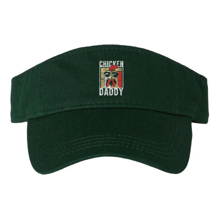 Chicken Daddy Chicken Farmer Father Of The Chicken Coop Valucap Bio-Washed Visor