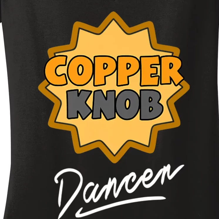 CopperKnob Dancer Women's V-Neck T-Shirt