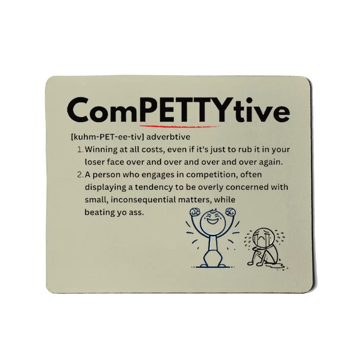 Competitive Design Compettytive Definition Premium Mousepad