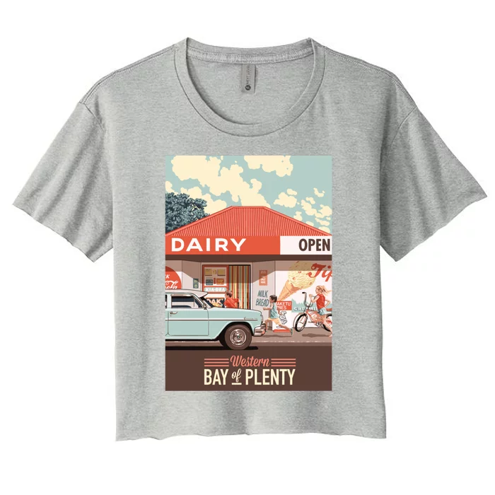 Corner Dairy Women's Crop Top Tee