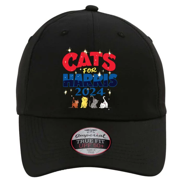 Cat Design Cats For Kamala Funny Harris Supporter The Original Performance Cap