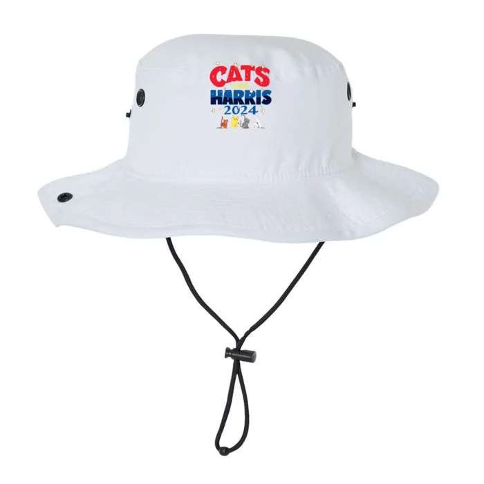 Cat Design Cats For Kamala Funny Harris Supporter Legacy Cool Fit Booney Bucket Hat