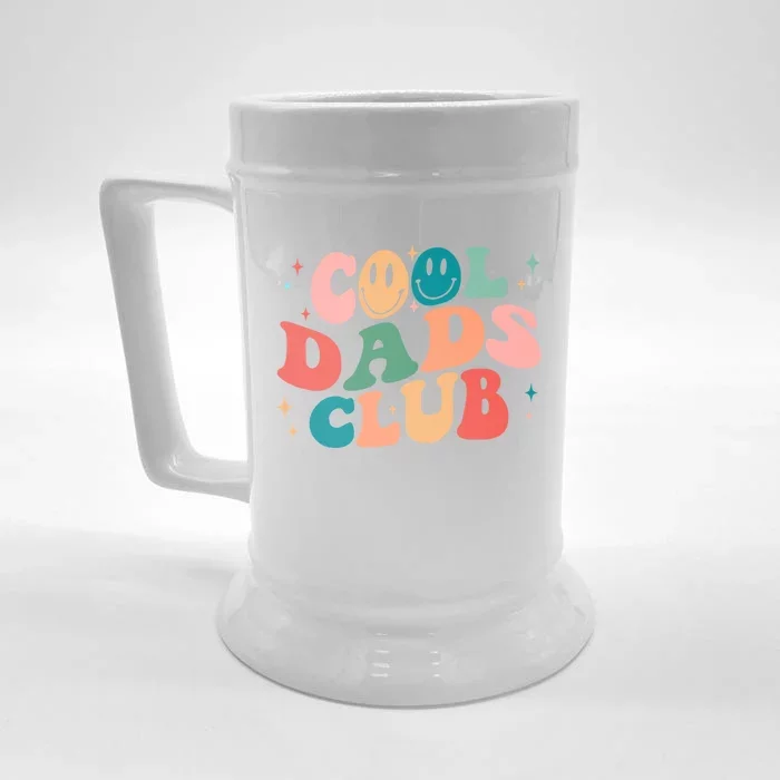 Cool Dads Club Groovy Happy Smile Face 2023 Gift Cool Gift Front & Back Beer Stein