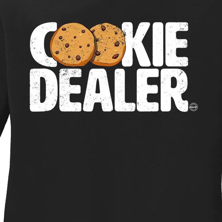 Cookie Dealer Cookie Lover Gift Cookie Baker Funny Ladies Long Sleeve Shirt