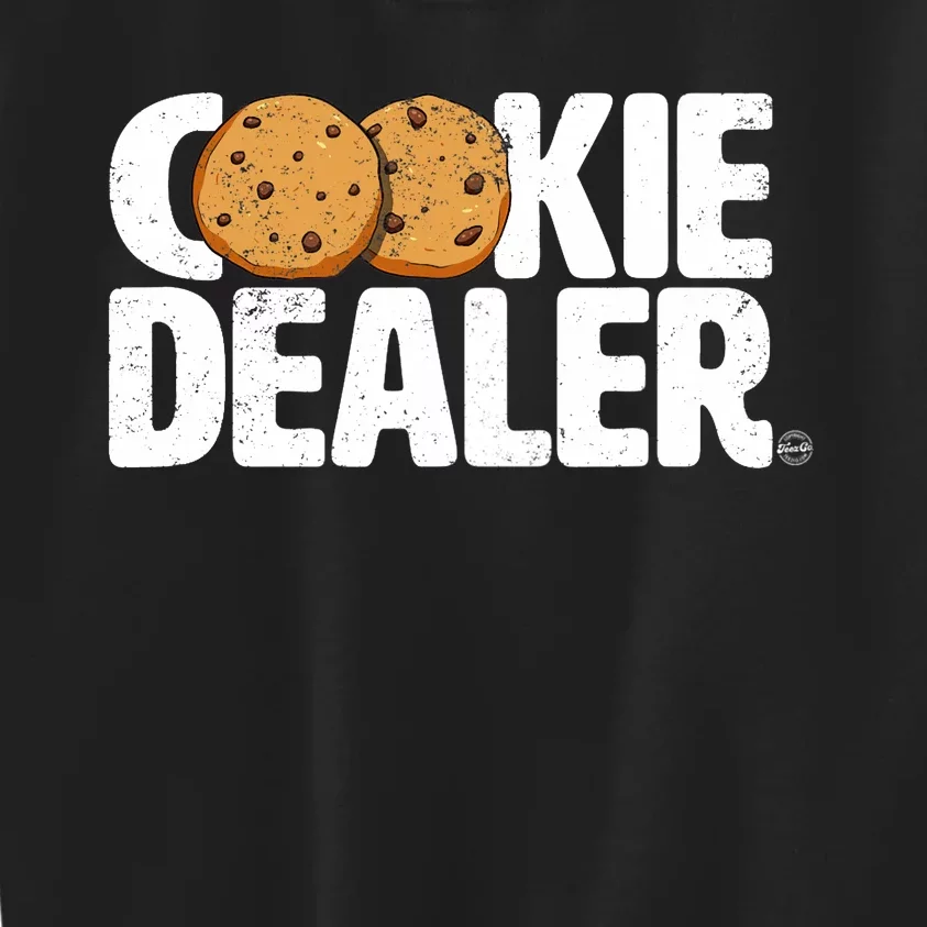 Cookie Dealer Cookie Lover Gift Cookie Baker Funny Kids Sweatshirt