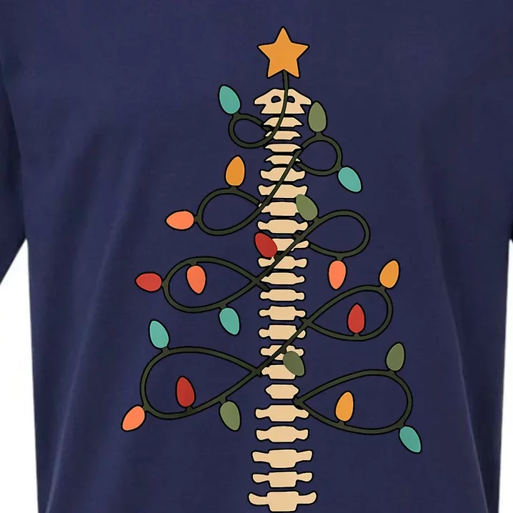 Chiropractor Doctor Christmas Lights Chiropractic Assistant Sueded Cloud Jersey T-Shirt