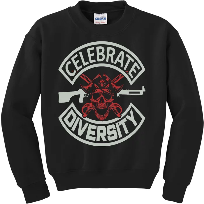 Celebrate Diversity Kids Sweatshirt