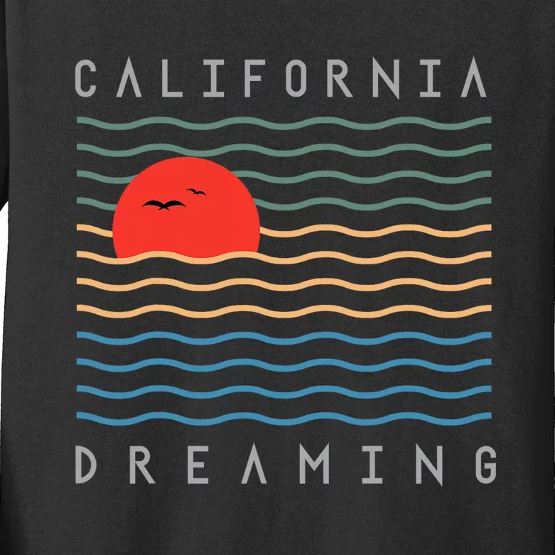 California Dreaming Kids Long Sleeve Shirt