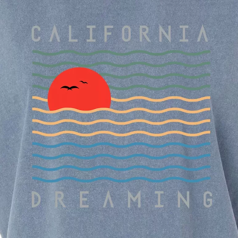 California Dreaming Garment-Dyed Women's Muscle Tee