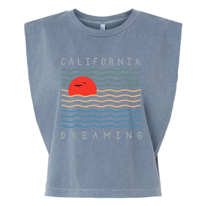 California Dreaming Garment-Dyed Women's Muscle Tee