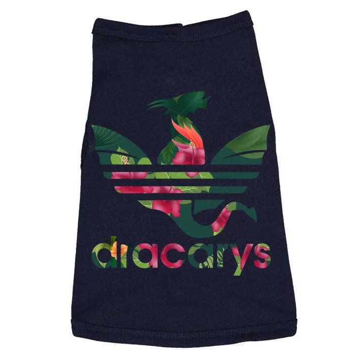 Cool Dracarys Dragon With Stripes Doggie Tank