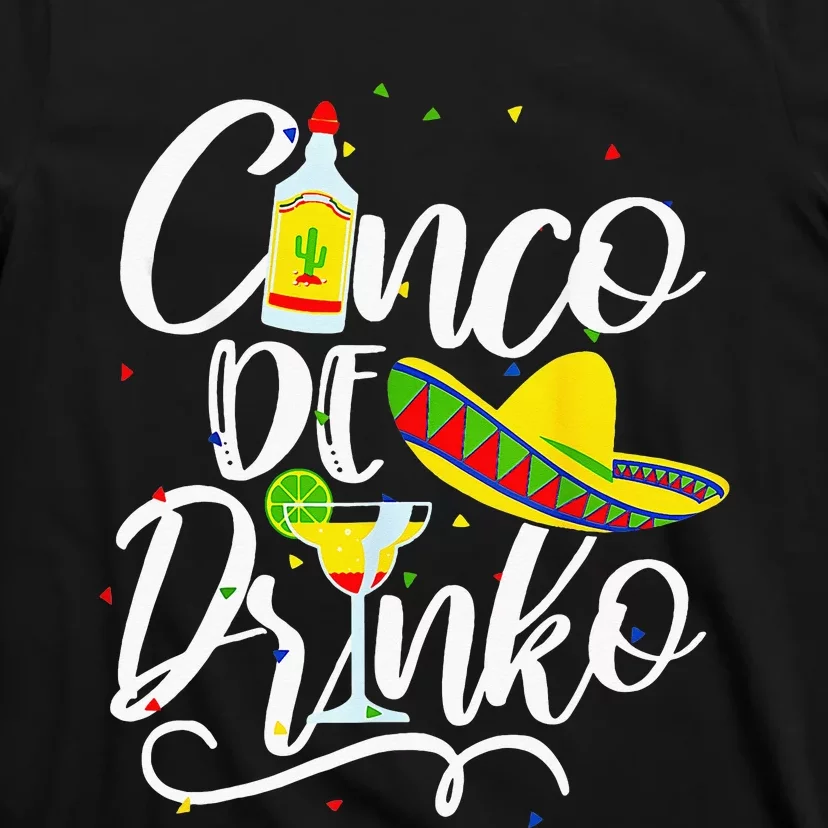 Cinco De Drinko Funny Cinco De Mayo T-Shirt