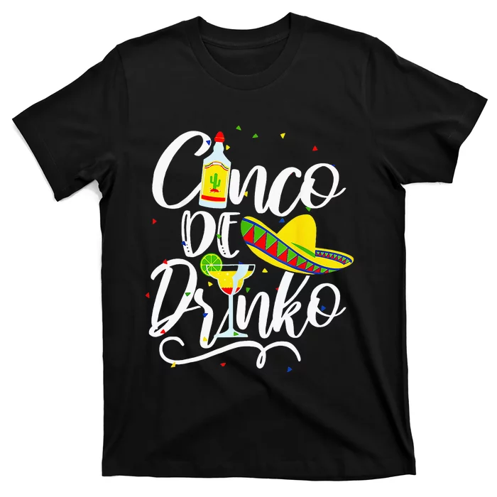 Cinco De Drinko Funny Cinco De Mayo T-Shirt