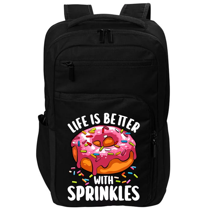 Cool Donut Design For Women Doughnut Donut Lover Impact Tech Backpack