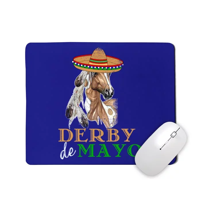 Cinco De Derby Gift Mexican Kentucky Horse Race Meaningful Gift Mousepad