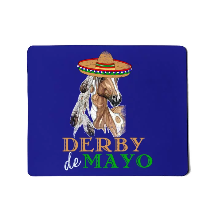 Cinco De Derby Gift Mexican Kentucky Horse Race Meaningful Gift Mousepad