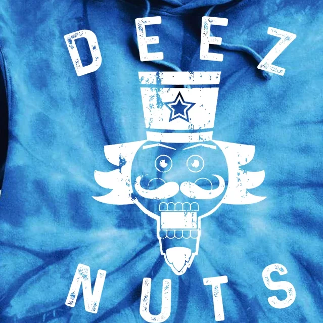 Crazy Dog Deez Nuts Funny Tie Dye Hoodie