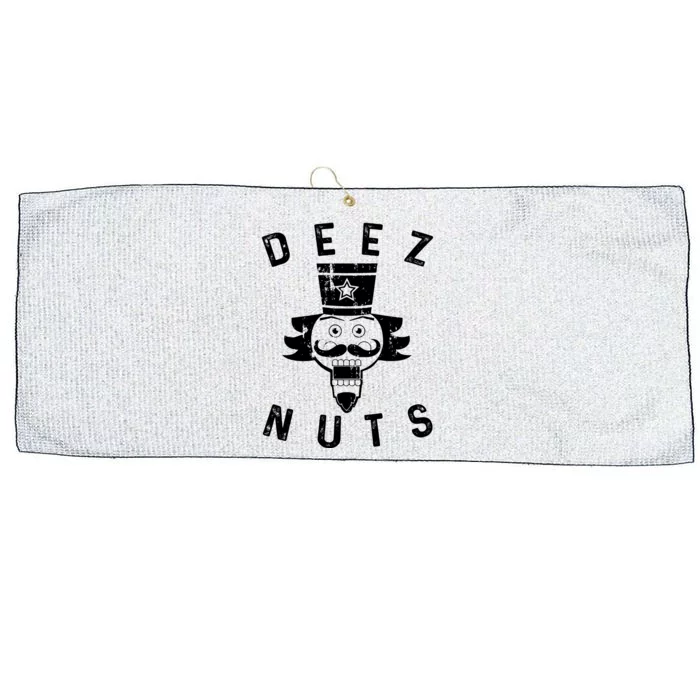 Crazy Dog Deez Nuts Funny Large Microfiber Waffle Golf Towel