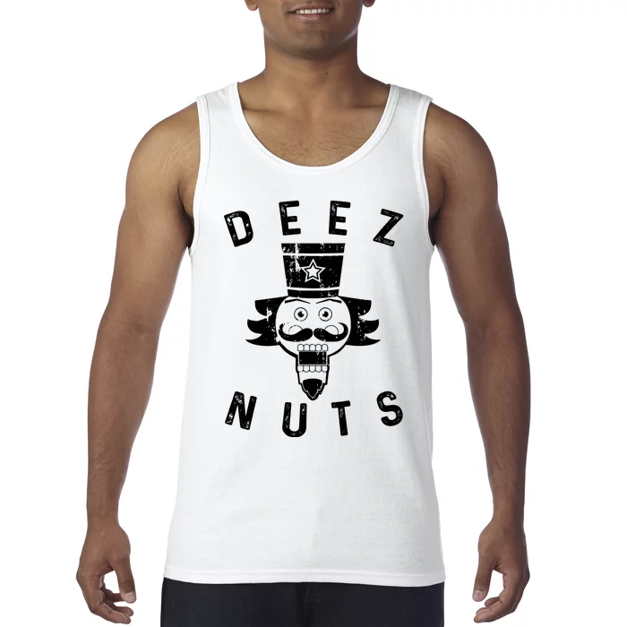 Crazy Dog Deez Nuts Funny Tank Top