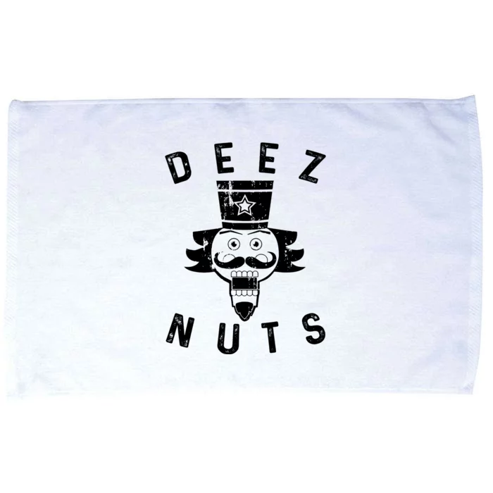 Crazy Dog Deez Nuts Funny Microfiber Hand Towel