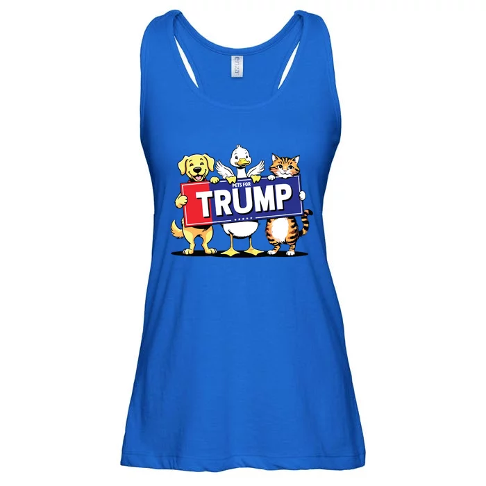 Cat Duck Dog Pets For Trump Ladies Essential Flowy Tank