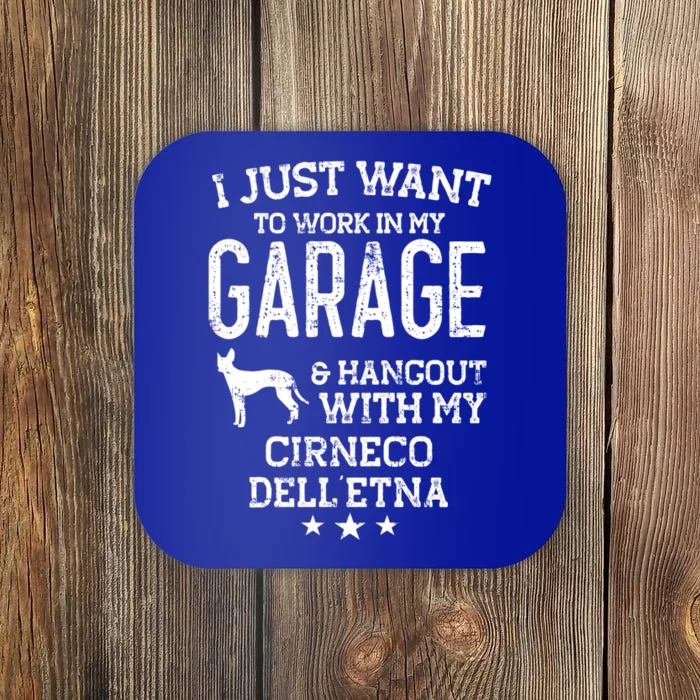 Cirneco Dell’etna Dad Car Garage Hangout Gift Coaster