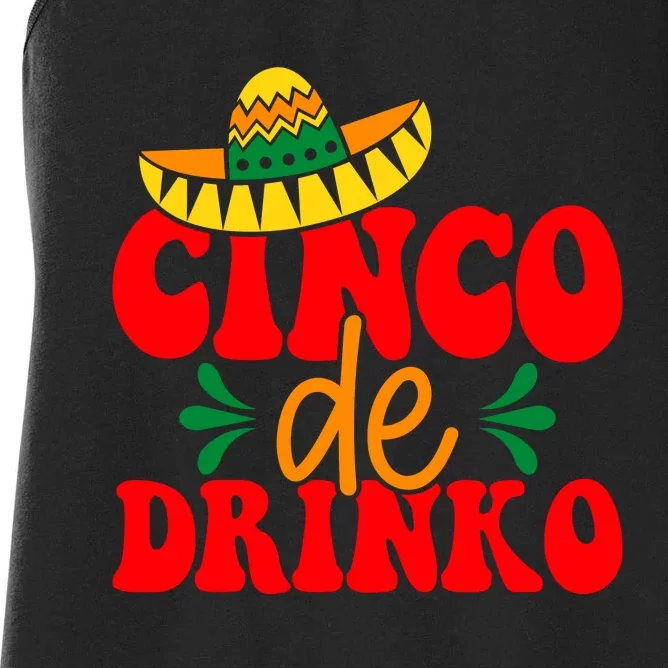 Cinco De Drinko Cricut Women's Racerback Tank