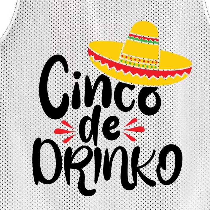 Cinco De Drinko Mesh Reversible Basketball Jersey Tank