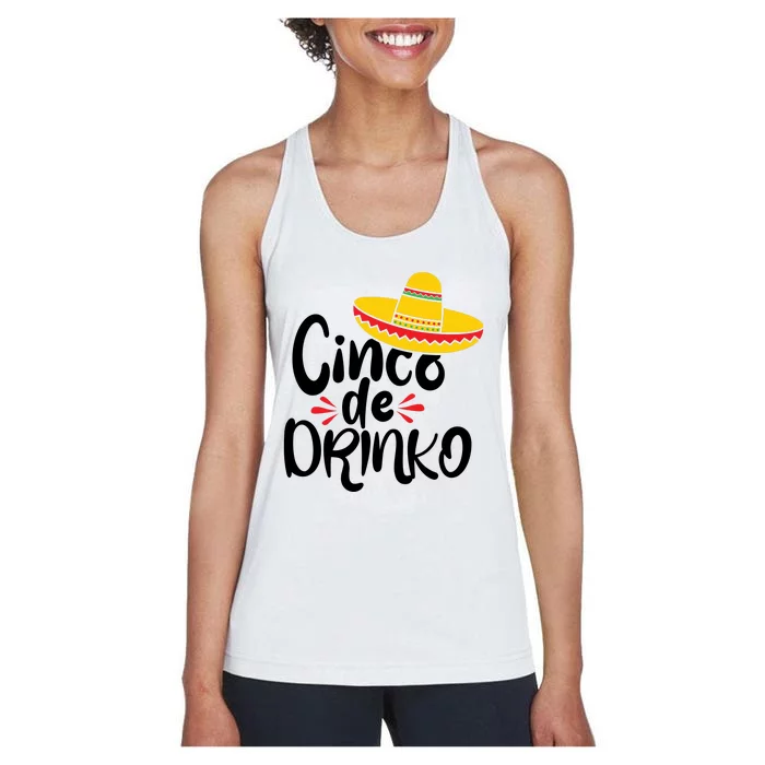 Cinco De Drinko Women's Racerback Tank