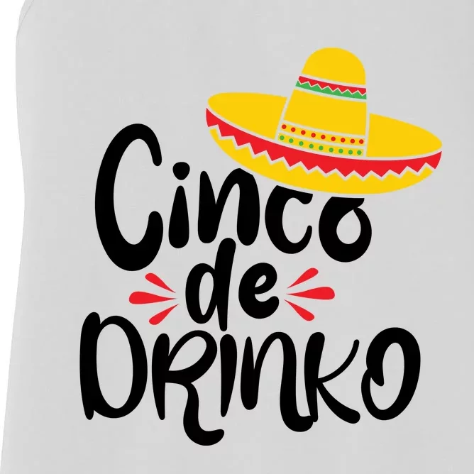 Cinco De Drinko Women's Racerback Tank