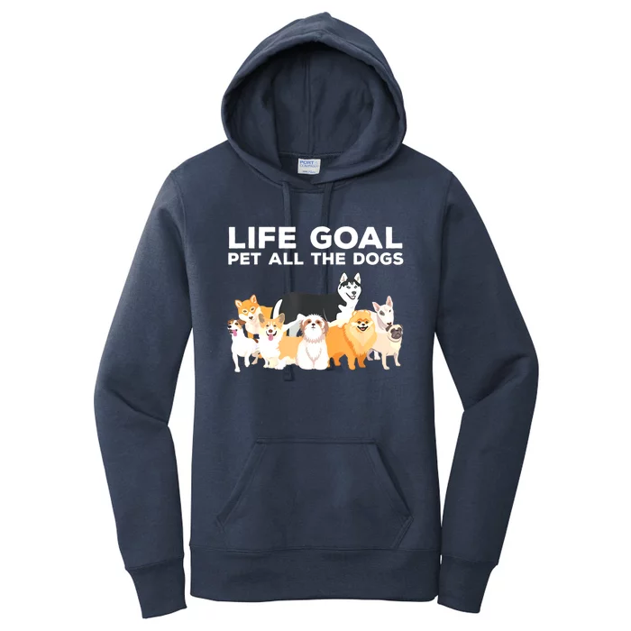 Cute Dog Design For Women Pet Animal Dog Owner Women's Pullover Hoodie