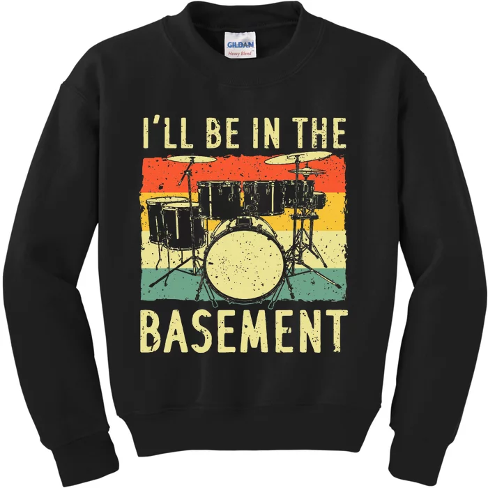 Cool Drumming Design For Drum Set Drumming Drummer Kids Sweatshirt