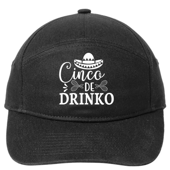 Cinco De Drinko 7-Panel Snapback Hat