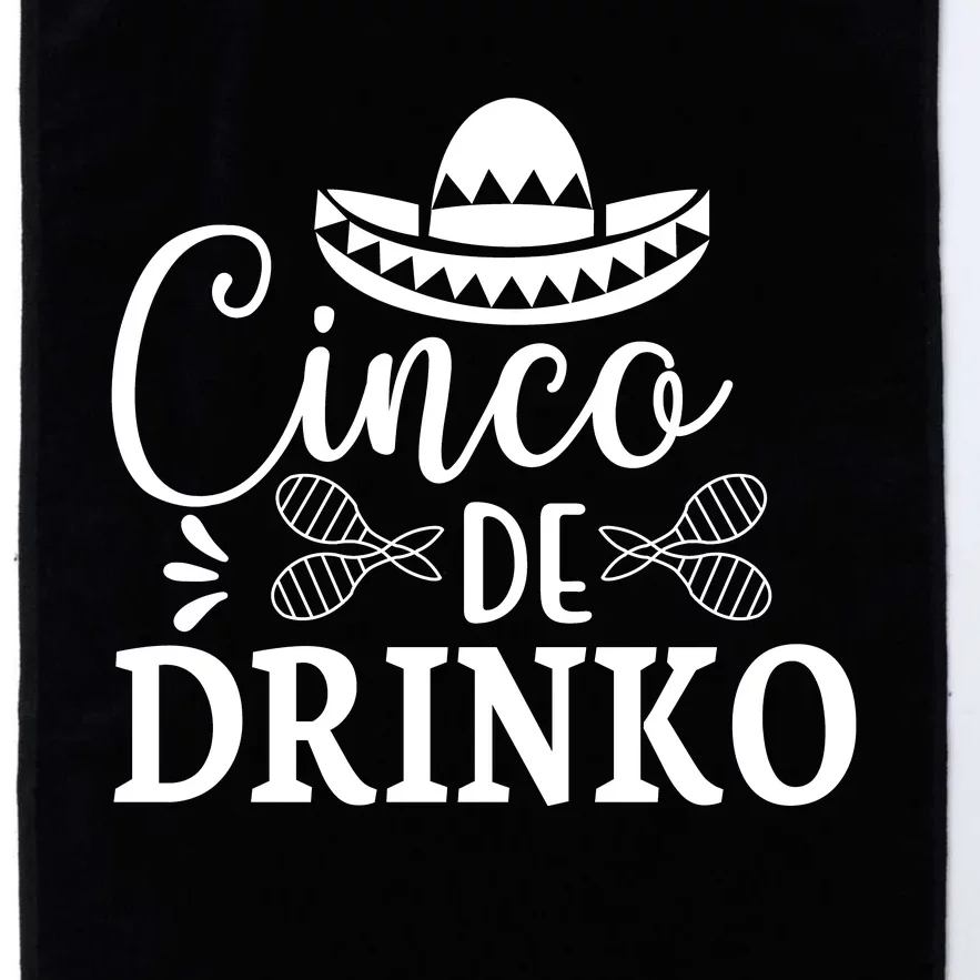 Cinco De Drinko Platinum Collection Golf Towel