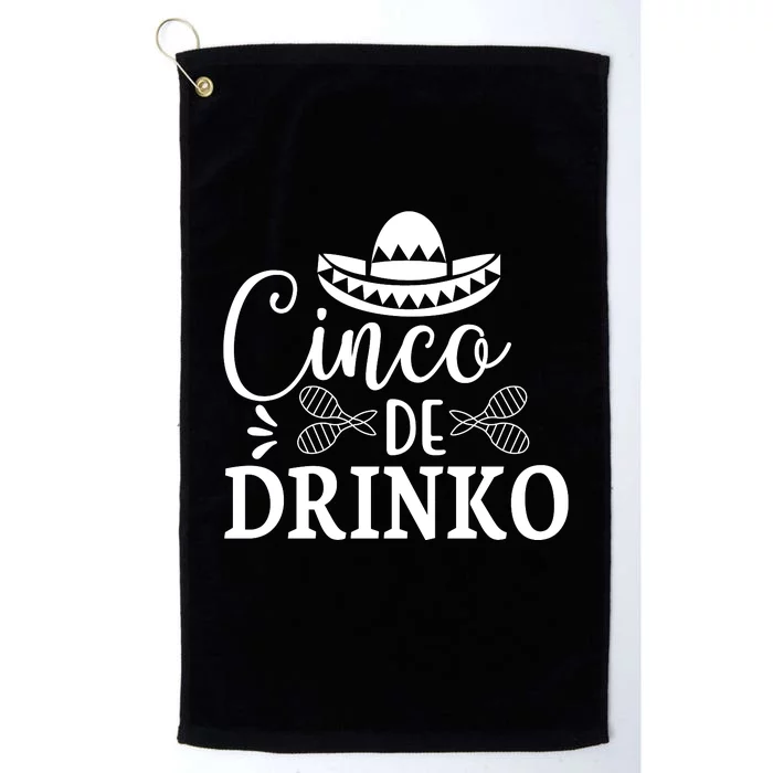 Cinco De Drinko Platinum Collection Golf Towel