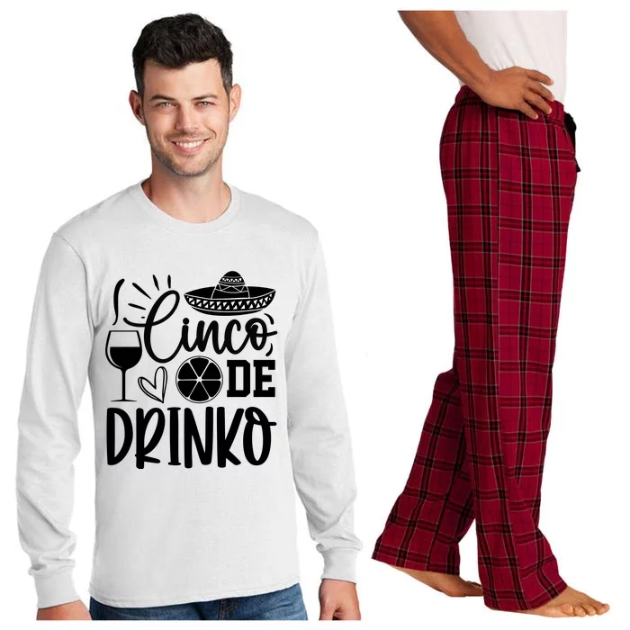 Cinco De Drinko Long Sleeve Pajama Set