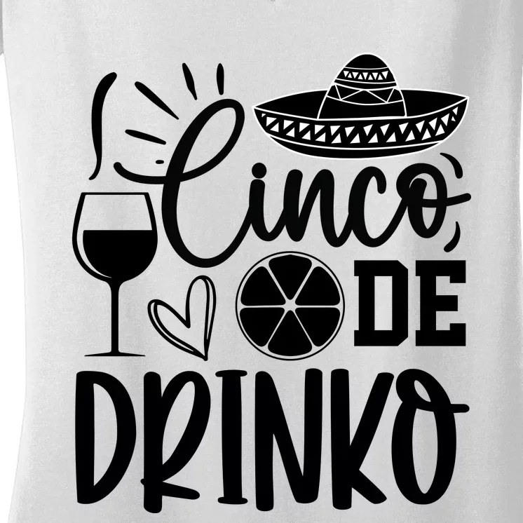 Cinco De Drinko Women's V-Neck T-Shirt