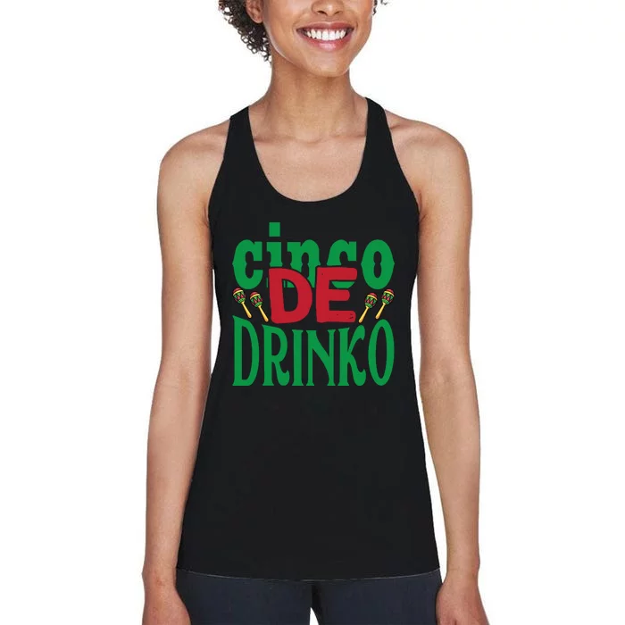 Cinco De Drinko 3 Women's Racerback Tank