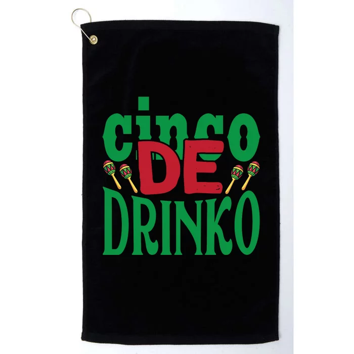 Cinco De Drinko 3 Platinum Collection Golf Towel