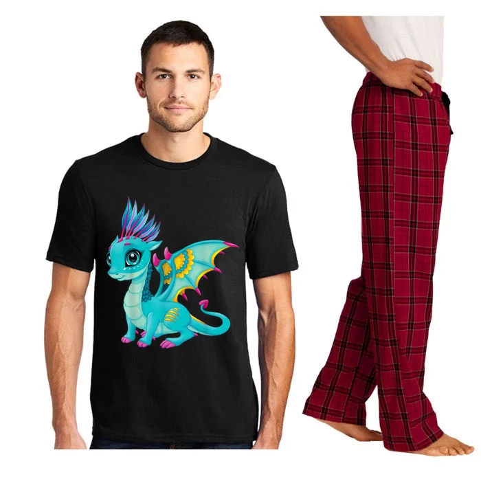 Cute Dragon Design Pajama Set