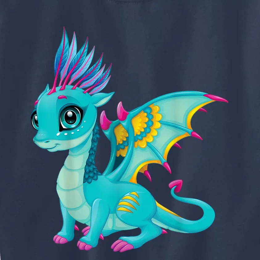 Cute Dragon Design Kids Sweatshirt