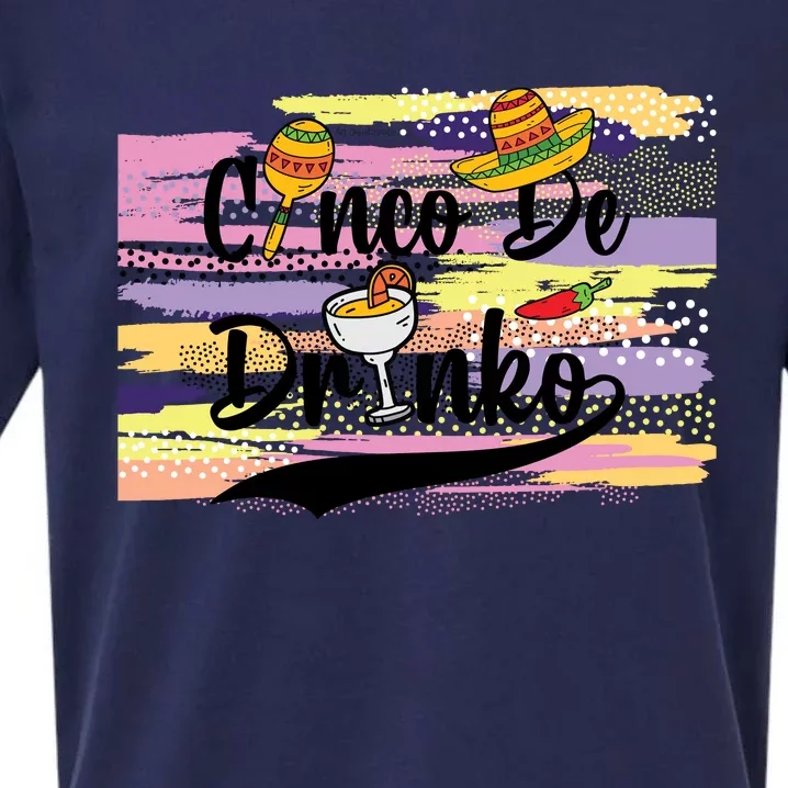 Cinco De Drinko Cinco De Mayo Sub Sueded Cloud Jersey T-Shirt