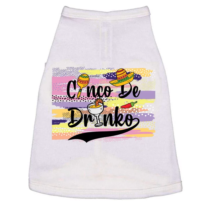 Cinco De Drinko Cinco De Mayo Sub Doggie Tank