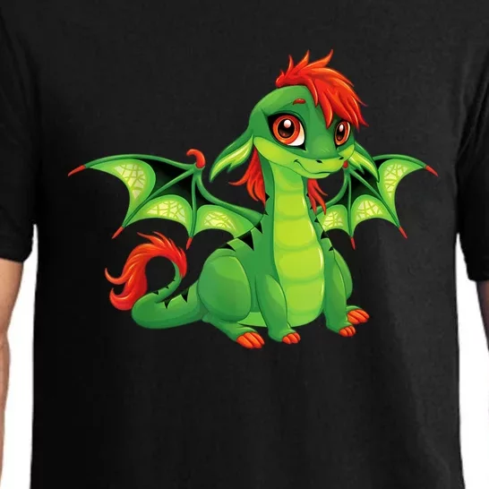 Cute Dragon Design Pajama Set