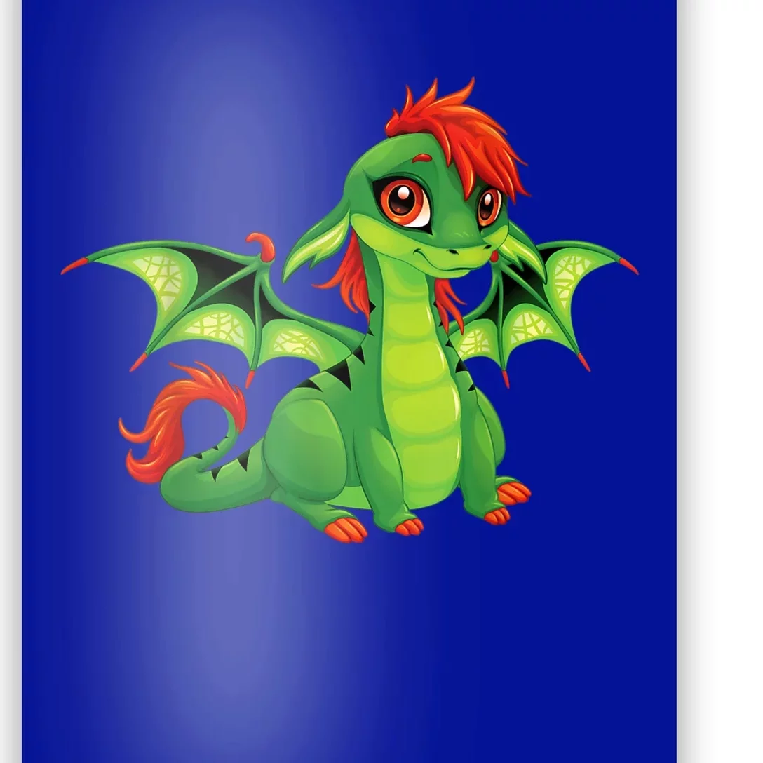 Cute Dragon Design Poster