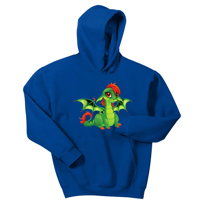 Cute Dragon Design Kids Hoodie