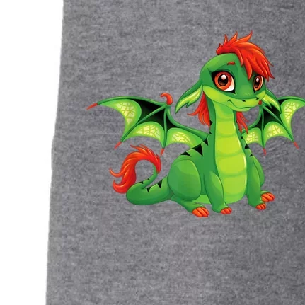 Cute Dragon Design Doggie 3-End Fleece Hoodie