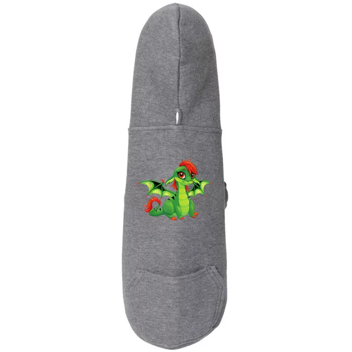 Cute Dragon Design Doggie 3-End Fleece Hoodie