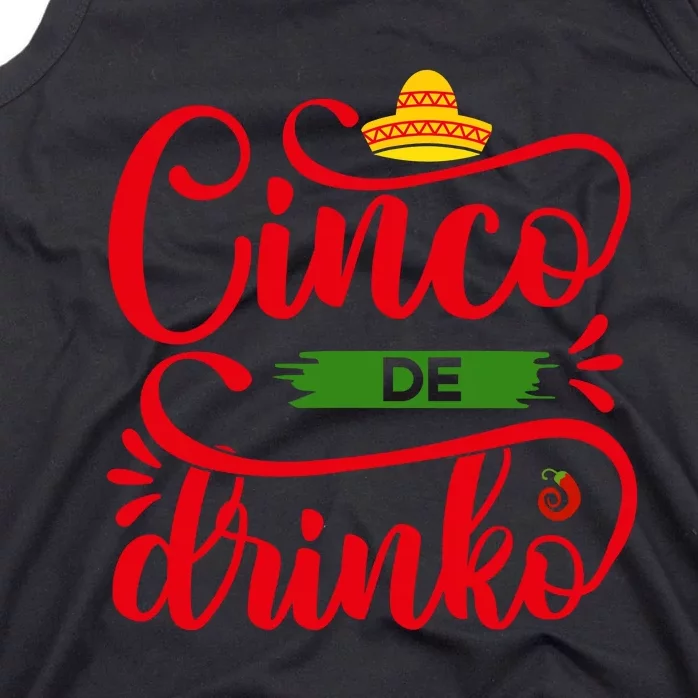 Cinco De Drinko T S Tank Top