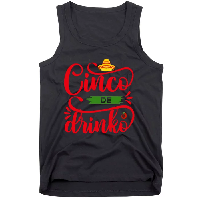 Cinco De Drinko T S Tank Top